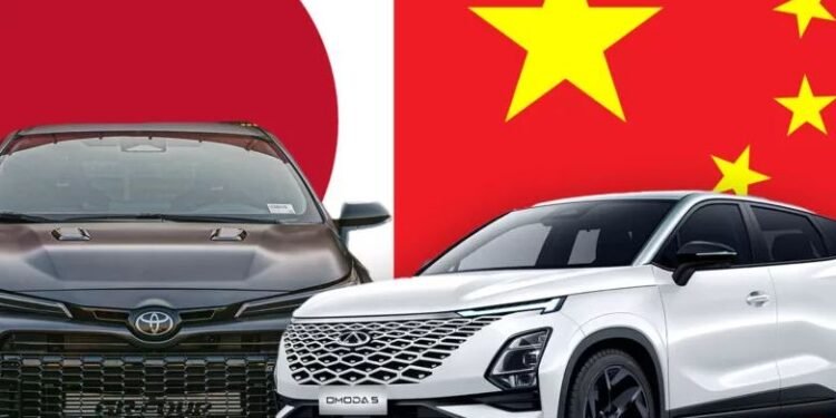 السيارات الصينية واليابانية