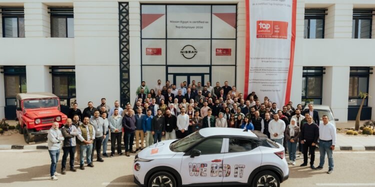 نيسان مصر تحصد جائزة “Top Employer” لعامي 2025 و2026