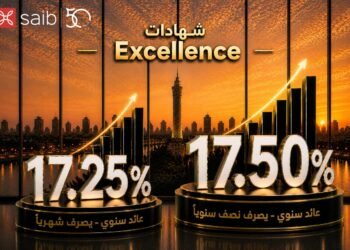 بنك saib يطرح شهادتي ادخار  «Excellence» و «Prime»بعائد سنوي يصل إلى 17.5%