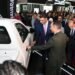 المهندس خالد هاشم وزير الصناعة خلال تفقده المعرض