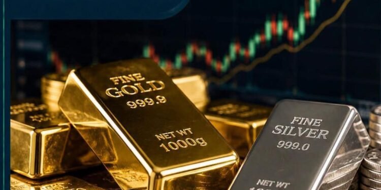 اسعار الذهب والفضة عالميًا.