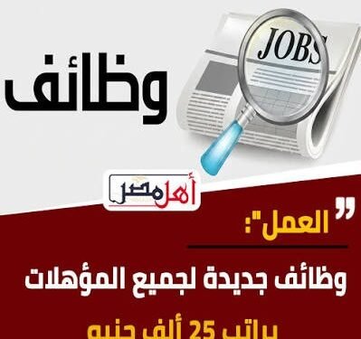 وظائف المؤهلات العليا