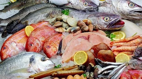 أسعار الأسماك والمأكولات البحرية اليوم في سوق العبور