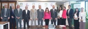 قيادات البنك الأهلي وجامعة عين شمس