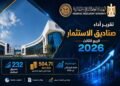 الرقابة المالية: أصول صناديق الاستثمار في مصر تتجاوز 504 مليارات جنيه بنهاية سبتمبر 2026