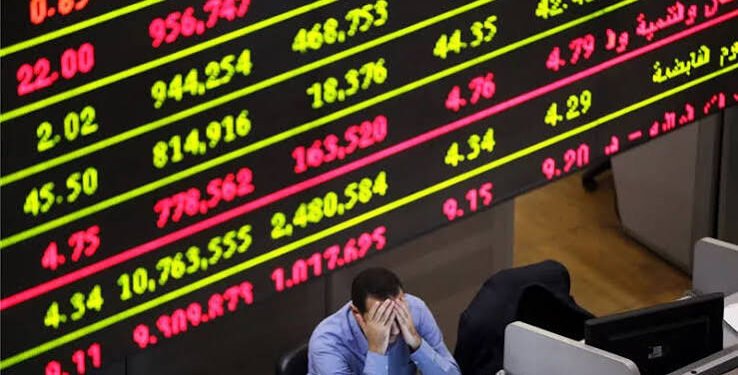البورصة المصرية تنزف مجددًا.. خسائر 275 مليار جنيه خلال جلستين