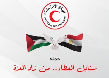 الهلال الأحمر المصري يطلق 280 شاحنة دقيق وسلال غذائية إلى غزة لمواجهة أزمة الخبز